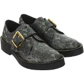 GUESS Loafer FLANB4LAC13 aus Synthetik mit Lederinnensohle und Schnallenriemenverschluss