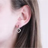MYC Paris Irina Ohrringe - Silber und Kristall
