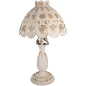 Clayre & Eef Tischlampe Ø 41x69 cm Beige Metall