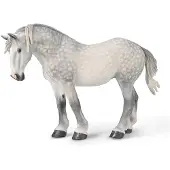 Collecta Pferd Spielzeug Percheron Stute grau XL - realistisch handgefertigt