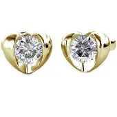 MYC Paris Simply Love Ohrringe - Gold und Kristall