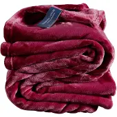 De Witte Lietaer Tagesdecke Cosy Beet Red-150 x 200 cm