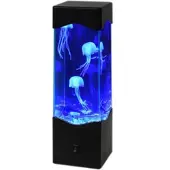 SATISFIRE Jellyfish Lampe Aquarium 3 schwebende Quallen Dekoleuchte USB blau