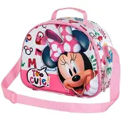 KARACTERMANIA Disney Minnie Mouse Too Cute 3d Lunchtasche Rosa Rosa One Size
