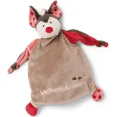 Nici Schmusetuch "My first Kollektion, Fledermaus, Weltentdecker" mit aufgestickten Augen