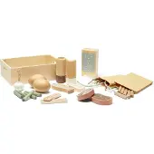 Kids Concept Spiellebensmittel - Geschirr - Holz - - One Size - Spiellebensmittel