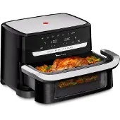 Moulinex Dual Easy Fry Flex Airfriteuse mit FlexCook Scheidungsfunktion und 7 Programmen