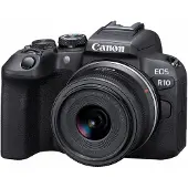 Canon EOS R10 Gehäuse + RF-S 18-45mm F/4.5-6.3 IS STM + EF - RF Bajonett Adapter