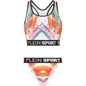 Plein sport Triangel-Bikini "Flowers"