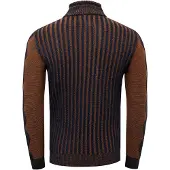 Rusty neal 1/2 Zip Pullover im Kontrast Design