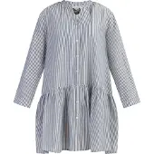 Dreimaster Langarmkleid Damen Dunkelmarine Streifen