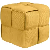 CLP Sitzhocker Cord Forinta gelb