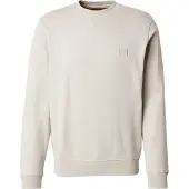 BOSS für Herren. 50509323 Sweatshirt Applique Logo beige (L), Lässig, Baumwolle