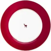 Pip studio Essensteller Love Birds Dark Red 26,5 cm (6er-Set)