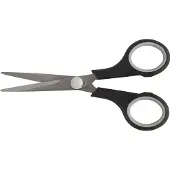 Creativ Company kinderschere schwarz/rot 14 cm rechts- und linksh?ndig 12 St?ck