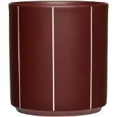 Design Letters - Nordic Pyjamas Becher, burgundy stripe