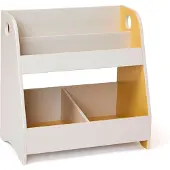 Kids Concept Bücherregal - 60x35x60 cm - Grau/Mustard - - One Size - Bücherregal
