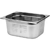 YATO Profi GN Gastronorm Behälter Edelstahl gelocht 1/2 150mm