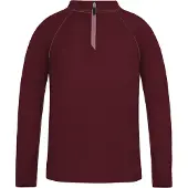 Normani Kinder Merino Langarm mit 1/4 Zipper Nyapari - 9545