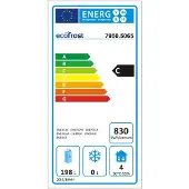 Ecofrost Gastro Edelstahl Kühltisch Kühltheke 2 Türen 900x700x876mm 240l 2x1/1GN +2/+8°C
