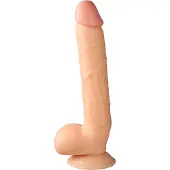 Lovetoy King-Sized - Lebensnaher Dildo mit Saugnapf - 25cm (Hautfarbe)