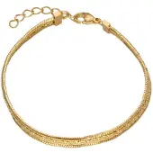 Faina Women Chain Link Bracelet in Gold | Gr.: onesize