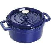 Staub Cocotte, Einzelpfanne, Blau, Eisenguss, 2,2 l, 1 Stück(e), 20 cm