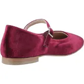 Hush puppies Pasha Samt Damen Bordeaux Schuhe