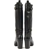 POD Nitika Leder Damen Schwarz Stiefel