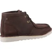 Hush puppies Oswald Leder Herren Stiefel in Braun