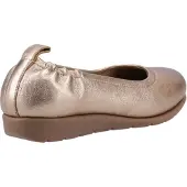 Hush puppies Skylar Leder Damen Sandaletten in Gold