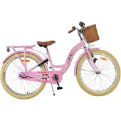 Volare Blossom Kinderfahrrad - Mädchen - 24 Zoll - Rosa - 3 Gänge