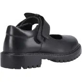 Hush puppies Astrid Schleife Leder Mädchen Schwarz Schuhe