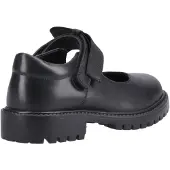 Hush puppies Astrid Schleifen Leder Mädchen schwarze Schuhe