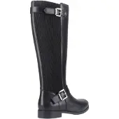 Hush puppies Daphne Leder Damenschuhe schwarze Stiefel
