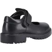 Hush puppies Astrid Schleife Leder Mädchenschuhe Schwarz