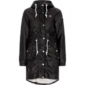 Schmuddelwedda Regenmantel Damen schwarz