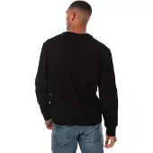 Calvin Klein Jeans Herren Relaxed Baumwoll-Terry Sweatshirt in Schwarz