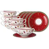 Villeroy & Boch Toy's Delight Suppentassen mit Untertassen
