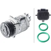 Hella 8FK 366 201-921 DCS-17IC Klimaanlage Klimakompressor PAG 46 YF R134a R1234yf für OPEL Vivaro B Combi (X82) Vivaro B Kastenwagen (X82)