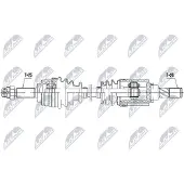 NTY Antriebswelle NPW-NS-208
