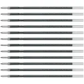 Pilot Kugelschreiber-Minen Super G, 12 Stück, Strichstärke 0,4 mm, schwarz