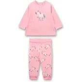 Sanetta Schlafanzug lang Pferde, rosa | beige, 80
