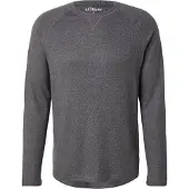 s.Oliver T-shirts Grey/black Größe: L | Pullover Outlet | Herren | Grau