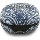 GUESS Kabellose Ohrhörer TWS ENC 4G Classic Metal Logo blau