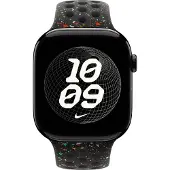 Apple Nike Sport Armband für Watch | 44/45/46/49 mm - Größe S/M - Midnight Black