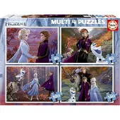 Educa Disney Frozen Puzzles 4-in-1