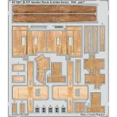 Eduard B-17F wooden floors & ammo boxes 1/48 for HKM