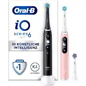 Oral-B iO 6 iO6 Doppelpack Elektrische Zahnbürste/Electric Toothbrush mit revolutionärer Magnet-Te 1 St Zahnbürste