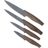 Resto Kitchenware Messer-Set "Aquila, Edelstahlmesser 4-teilig in Magnet-Geschenkbox" Kochmesser, Tranchiermesser, Universalmesser, Gemüsemesser
